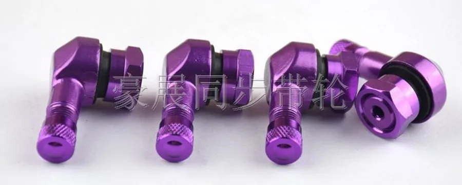 По DHL или FedEx 100 шт. 90 градусов CNC клапан мотоцикла стебли обода шины колеса Алюминий Серебро Черный Синий золотой оранжевый