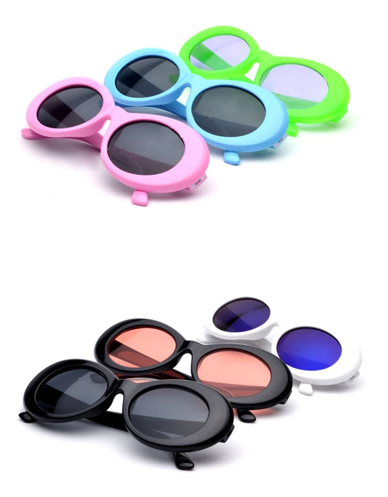 Classic Vintage Oval Sunglasses Men Women Retro Sun Glasses Fashion Unisex Eyewear UV400 Gafas Desol image 6