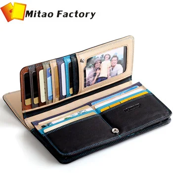 Новинка 2018 подарок на день рождения модный длинный мужской кошелек деловая