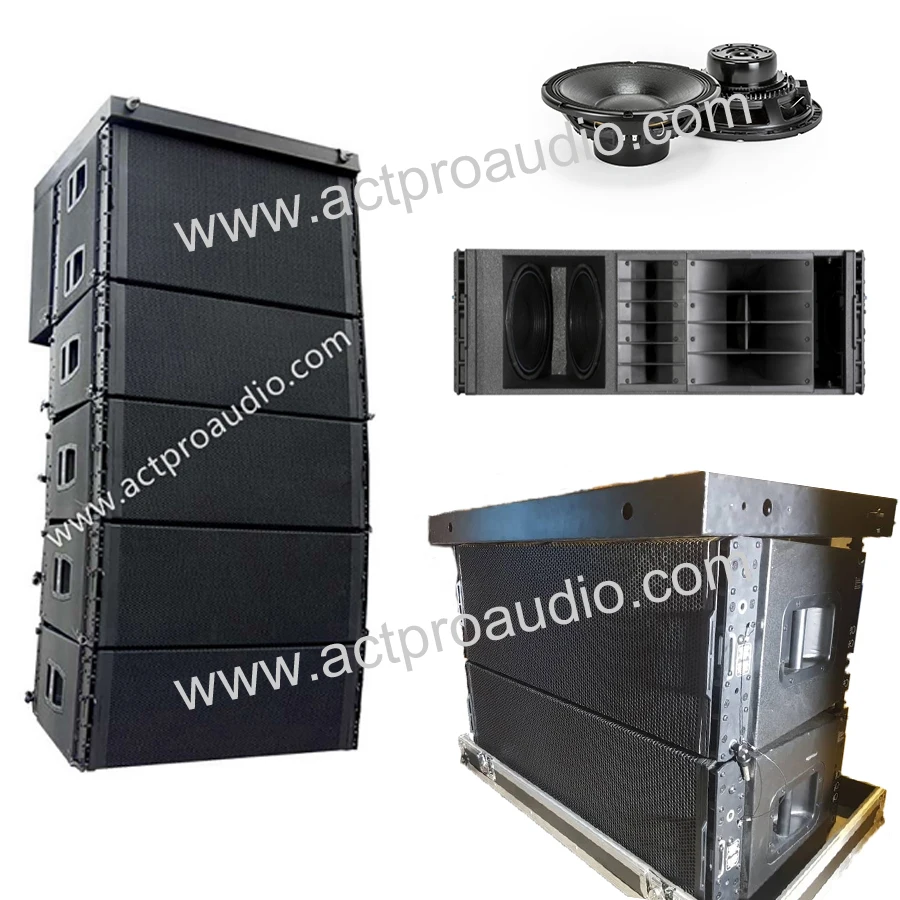 PA audio J8 V8 TTL55 dounle 10 дюймов 12 сабвуфер двойной 18 линейный массив динамик уличная