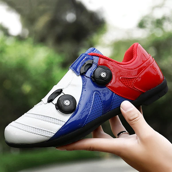 Кроссовки для горного велосипеда дышащие без застежки с резиновой подошвой