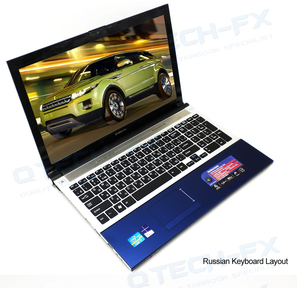 15.6" Ultrabook 8GB RAM SSD 256GB 512GB Metal CPU Intel Core i7 Games PC Business School Arabic AZERTY Spanish Russian Keyboard