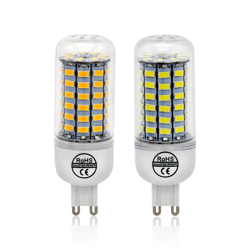 1 шт. Супер Светодиодная лампа E27 E14 G9 GU10 B22 Lampadas Led 24 36 48 56 69 72leds 220 В SMD 5730 кукурузная