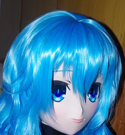 

(C2-041)Top Quality Handmade Female Silicone Rubber Face Mask Cosplay Kigurumi Masks Crossdresser Doll Kigurumi Anime Role Play