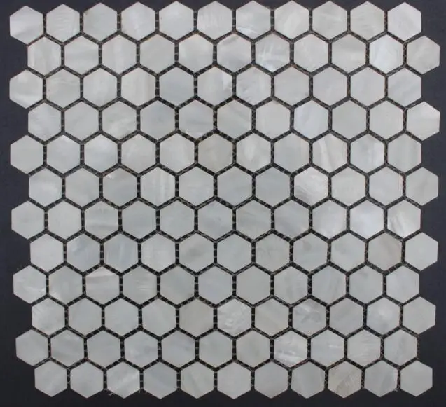 Hexagon Geometric Mother of Pearl Shell Tile for Wall Tiles Furniture Mosaic Backsplash | Обустройство дома
