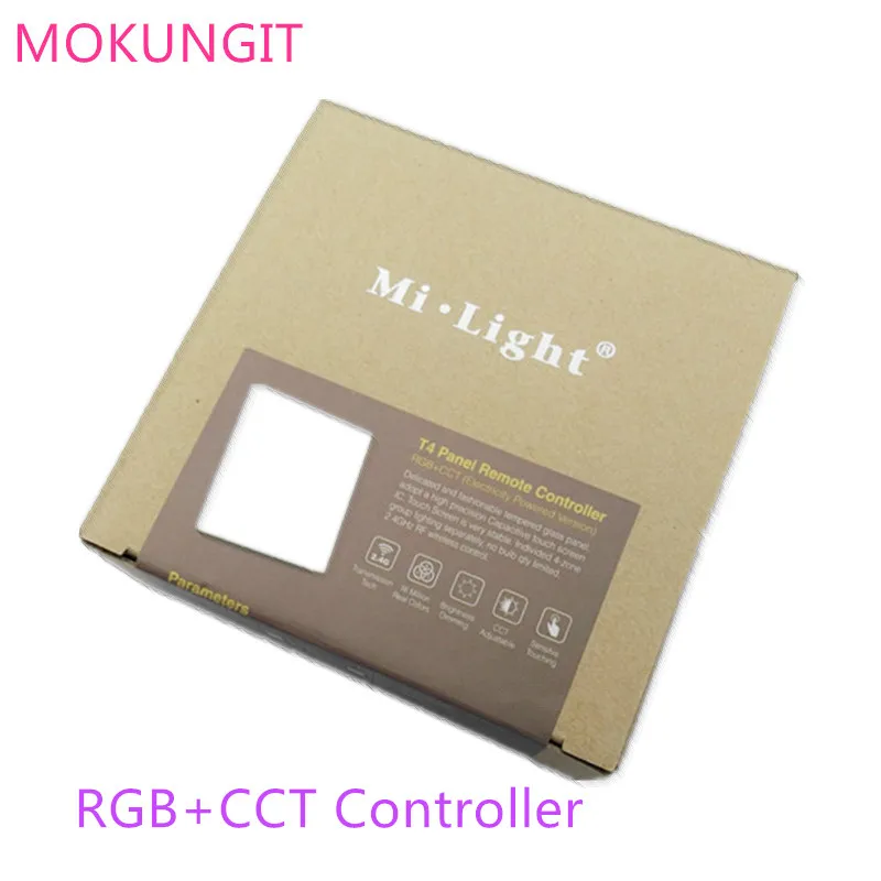 2 4G Mi. light B4 T4 4 Zone RGB + CCT умная светодиодная Сенсорная панель Пульт дистанционного