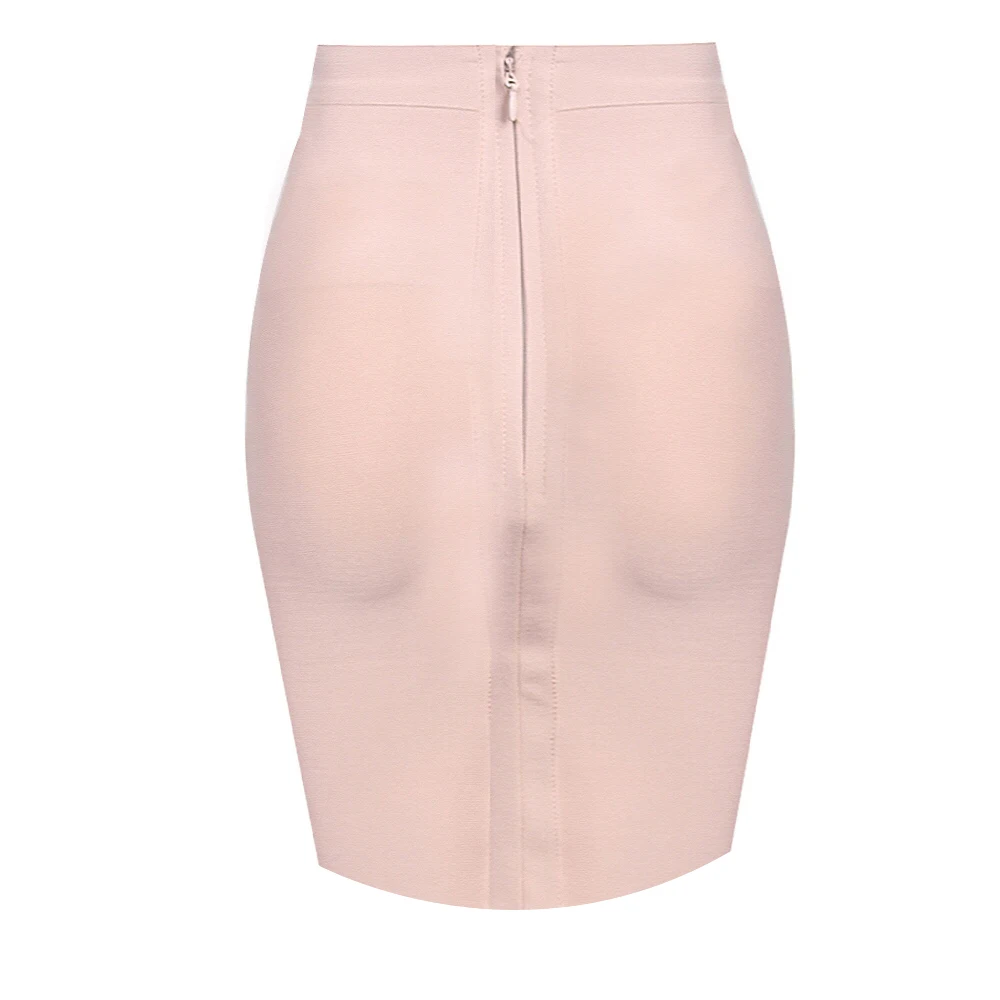 Kleezy 50CM Length Solid Color Sexy sheathy Bandage Pencil Women Skirt HL2621 | Женская одежда