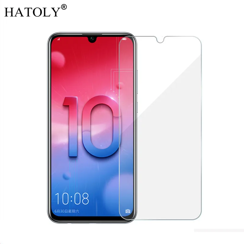 Закаленное стекло для Huawei Honor 10 Lite 2 шт. ультратонкая Защита экрана P Smart 2019 пленка