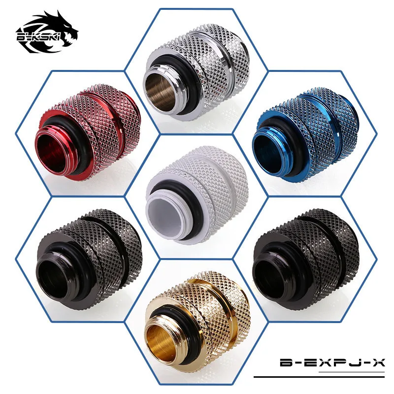Bykski B-EXPJ-X кабель со штыревыми соединителями на обоих концах для подключения фитинги G1/4 GPU видеокарты SLI CF фитинги удлинитель 16-22/22-31/41-69 мм телескопическая адаптер