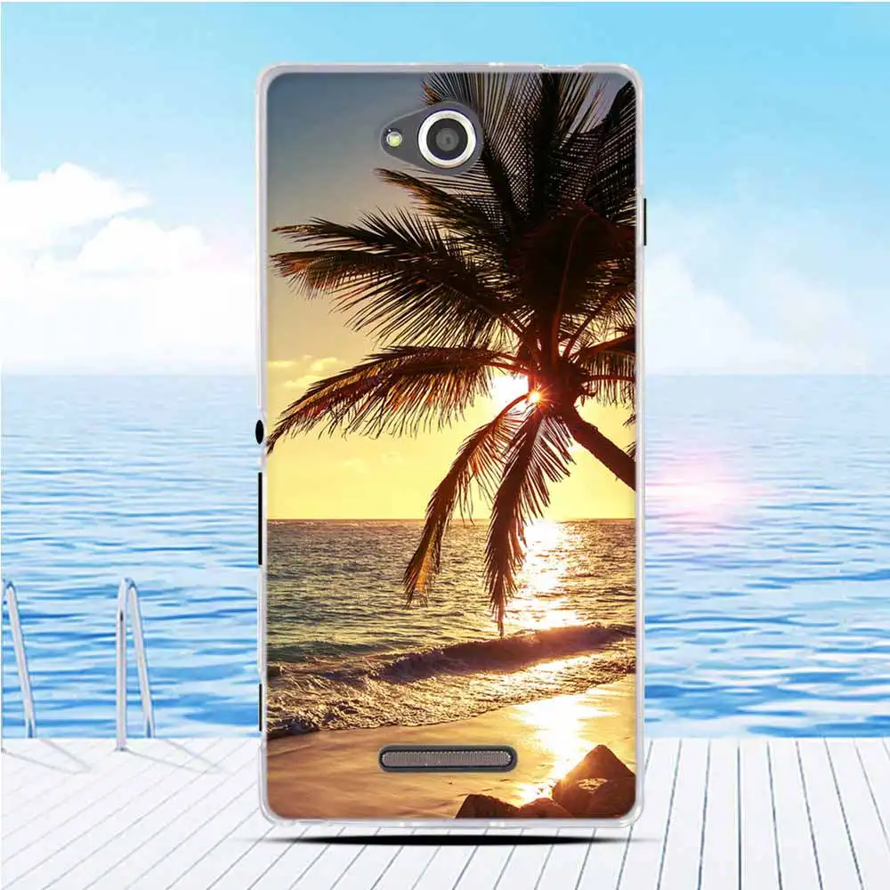 Мягкий ТПУ силиконовый гелевый Чехол чехол для Sony Xperia C CN3 S39H C2305 задняя крышка S39h