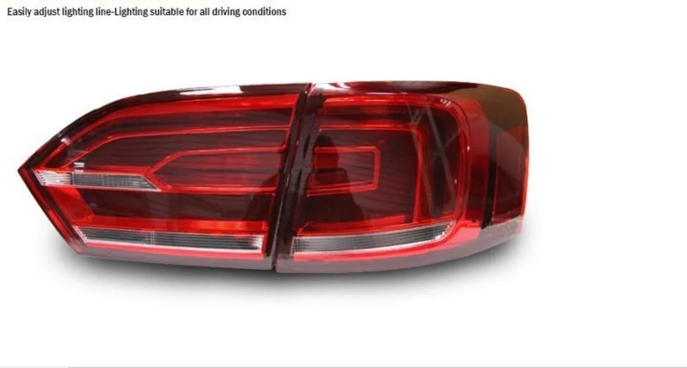 Задняя часть автомобиля светильник s для хвост Jetta2012 2013 2014 2015 светодиодный задний