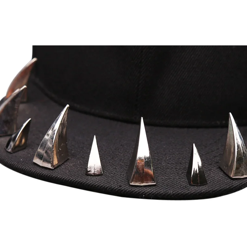 Модная кепка с заклепками для мужчин хип-хоп Снэпбэк Кепка ручной работы