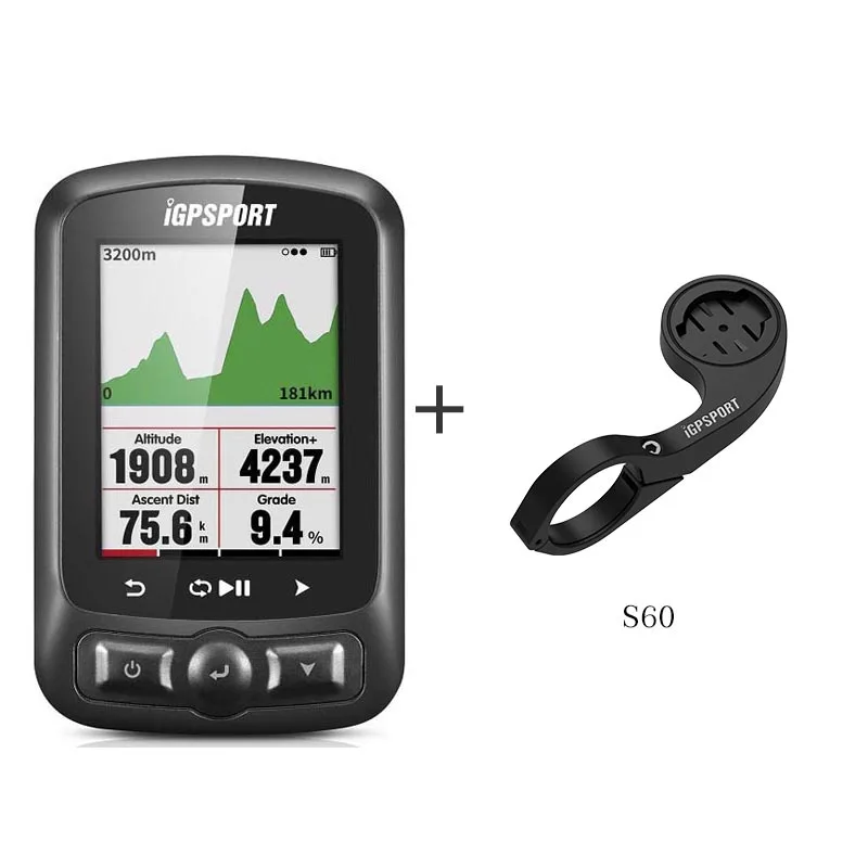 IGPSPORT 2,2 дюймов цветной экран велосипедный компьютер беспроводной ANT+ Водонепроницаемый IPX7 велосипедный компьютер gps+ ГЛОНАСС+ Beidou велосипедный секундомер - Цвет: Group 1