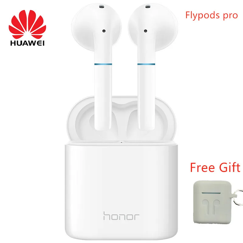 Flypods pro white HUAWEI honor FlyPods беспроводной Bluetooth водонепроницаемый гарнитура наушники поддерживает шумоподавление громкой связи микрофон - Цвет: Flypods pro white