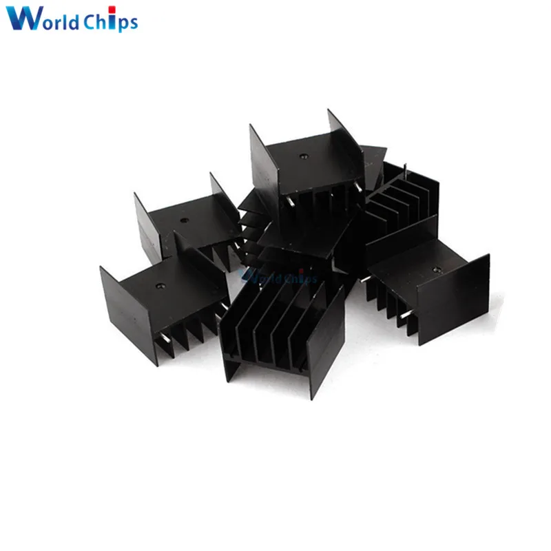 10 шт. алюминиевые радиаторы 30x30x25 мм|heatsink black|heatsink icheatsink cooler |