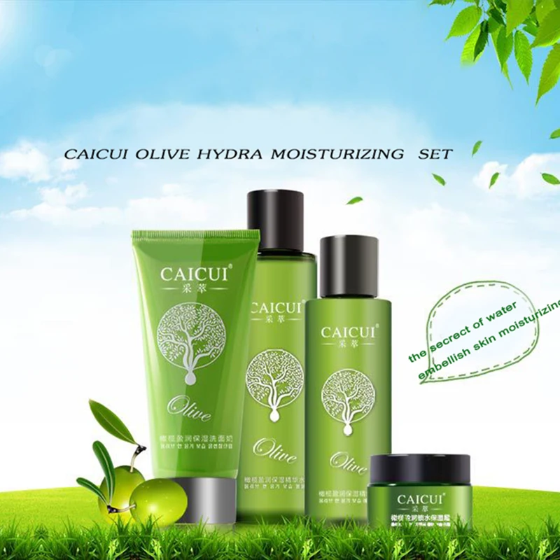 4 шт./лот отбеливающий увлажняющий набор для ухода за кожей лица против морщин