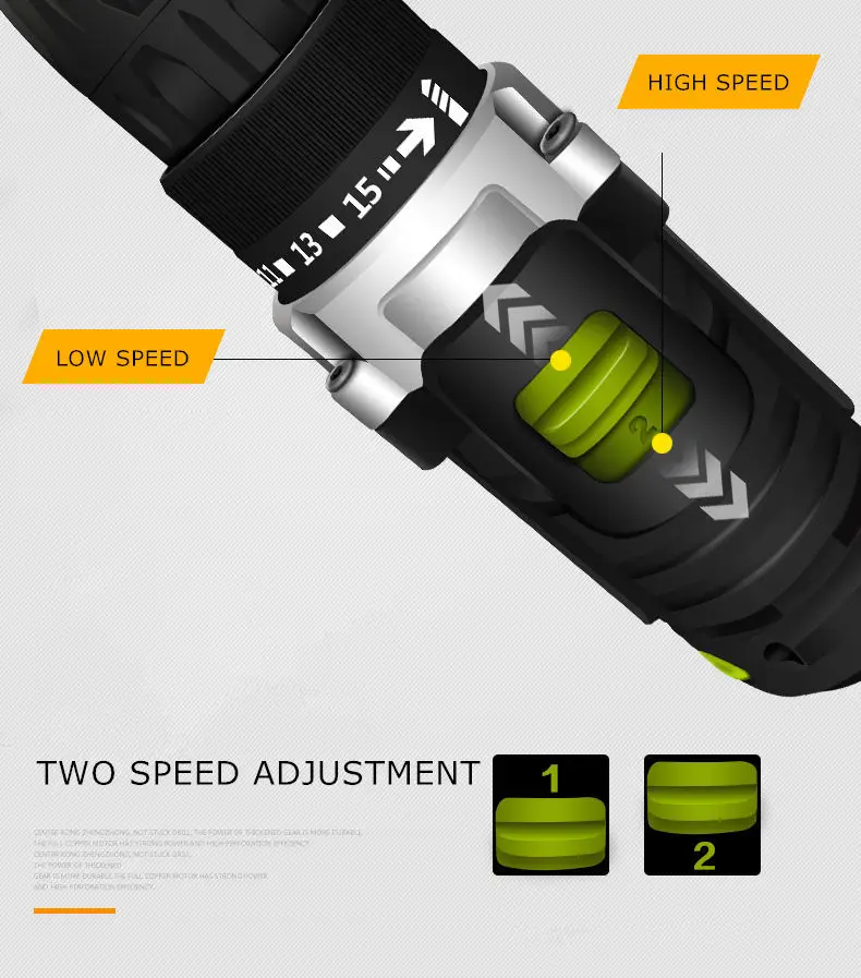 LOMDOK 21 в литий ионный аккумулятор двухскоростная Аккумуляторная дрель бытовая