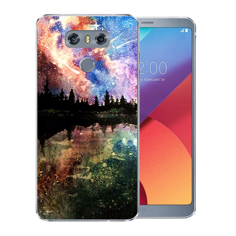 5 7-дюймовый чехол для LG G6 мягкий ТПУ LGG6 Ультратонкий с рисунком звездного неба