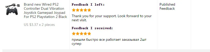 Проводной геймпад для PS2 для PS1 с двойным вибрационным джойстиком, джойстик для PS2 для PS1 для Playstation 1 и 2, черный