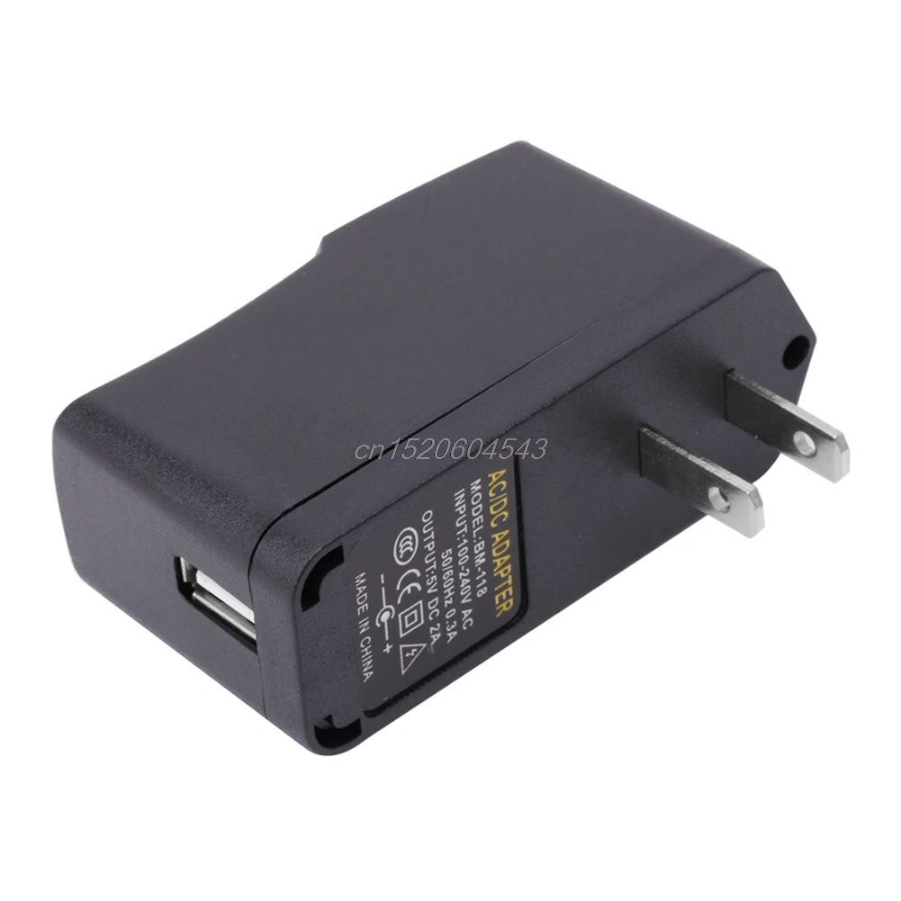 USB импульсный источник питания адаптер зарядное устройство AC 100 240V DC 5V 2A 10W US/EU Plug R02