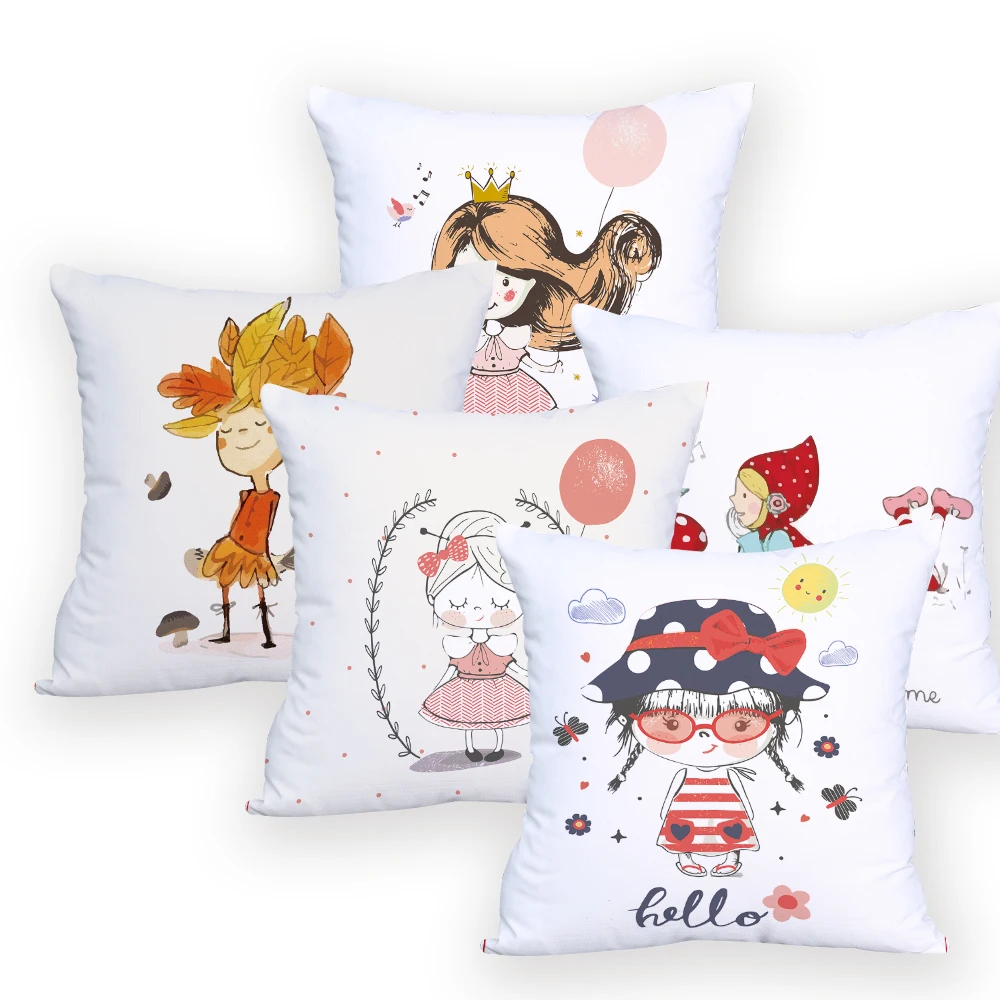 Сказочная наволочка для подушки Almohadones Decorativos Офисная Персонализированная