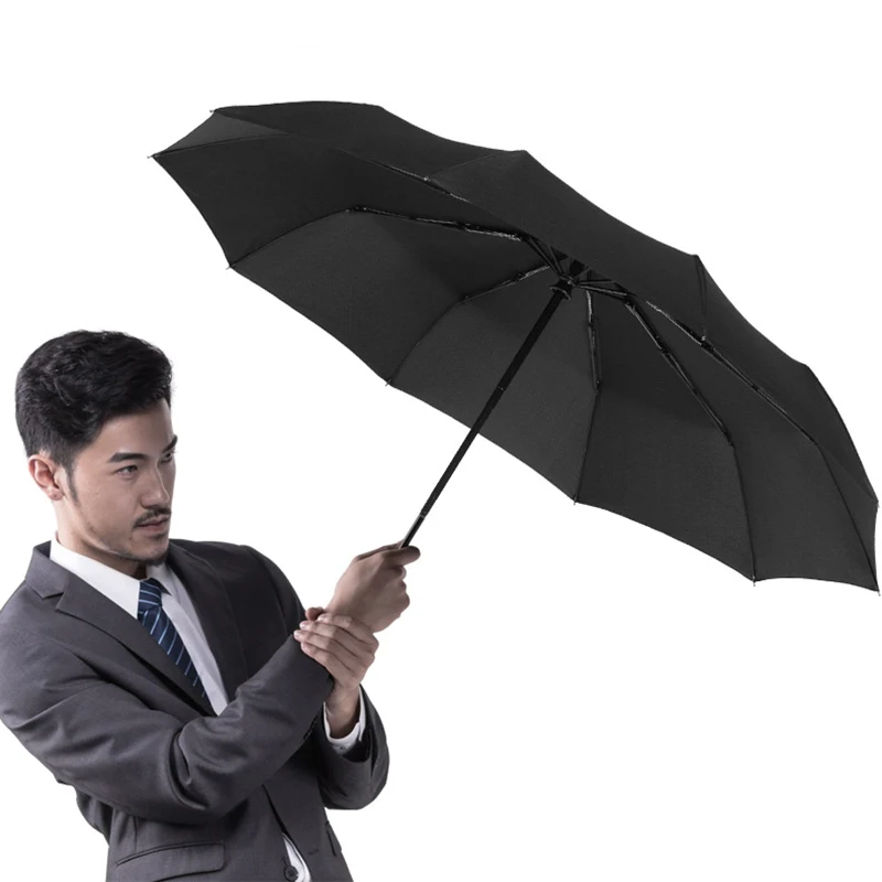 LIKE RAIN большой сильный мужской Авто зонтик для женщин ветрозащитный складной Зонты, дождь женский качественный зонтик с брендом UBY10