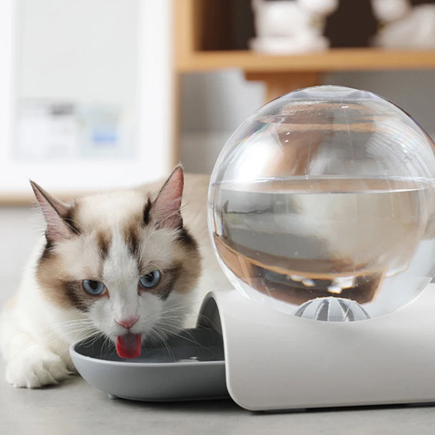 Petshy Pet диспенсер для воды Bubble автоматический кошачий фонтан большой емкости кошки собаки поилка 2.8л без электричества