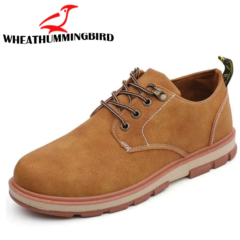 New fashion spring/autumn leather sneakers Retro shoes mens oxfords thick sole casual flats LF-80 | Обувь