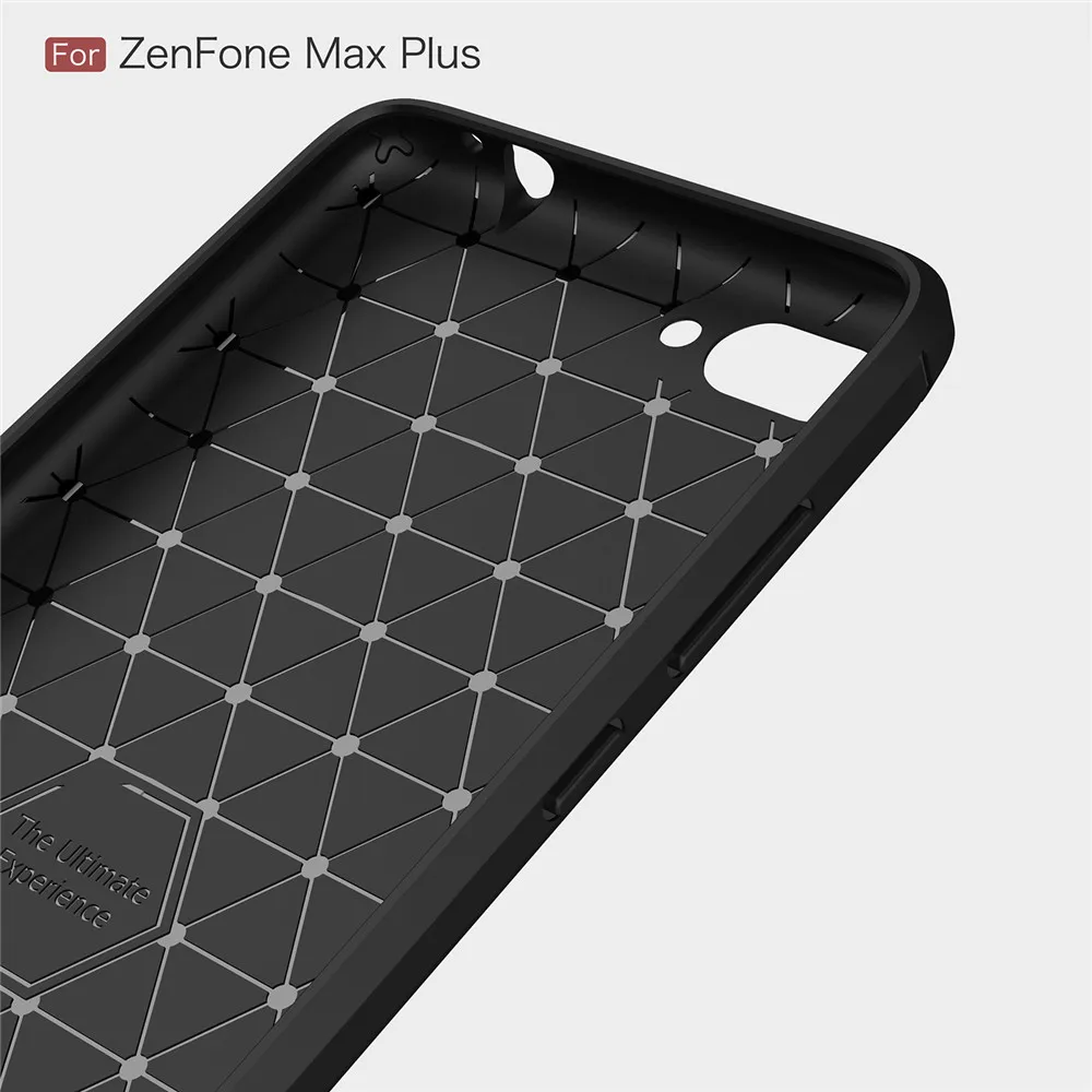 Для ASUS Zenfone Max плюс Чехол Роскошные противоударный Броня мягкий ТПУ Силиконовая