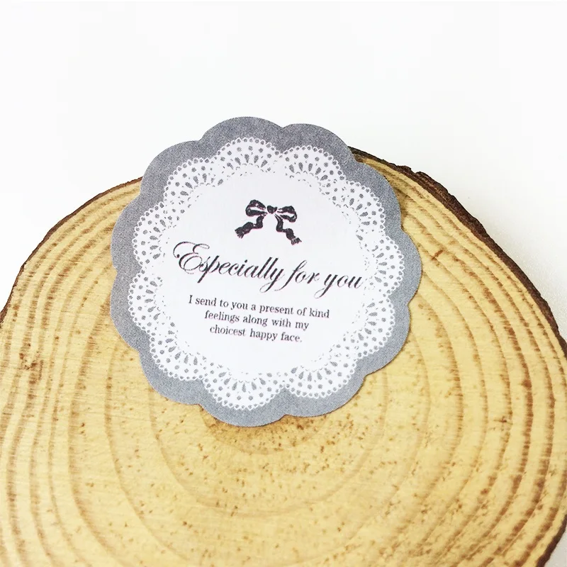 90 шт./лот специально для вас наклейка из крафт бумаги с уплотнением ярлык