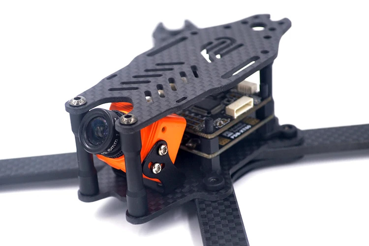 Мини FPV F2 mito 210 рама из чистого углеродного волокна разборная для гоночного дрона