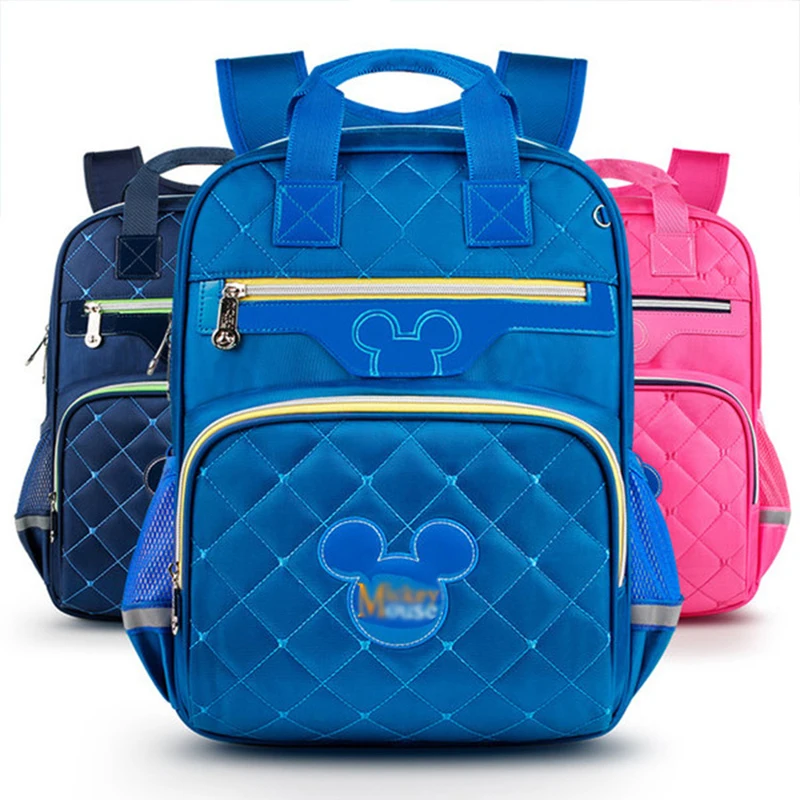 Детский школьный портфель Disney 2019 из полиэстера с изображением Микки Мауса