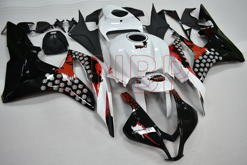 Обтекатели Abs CBR 600 RR 2007 2008 красные CBR600 без краски|Полные комплекты обтекателей| |