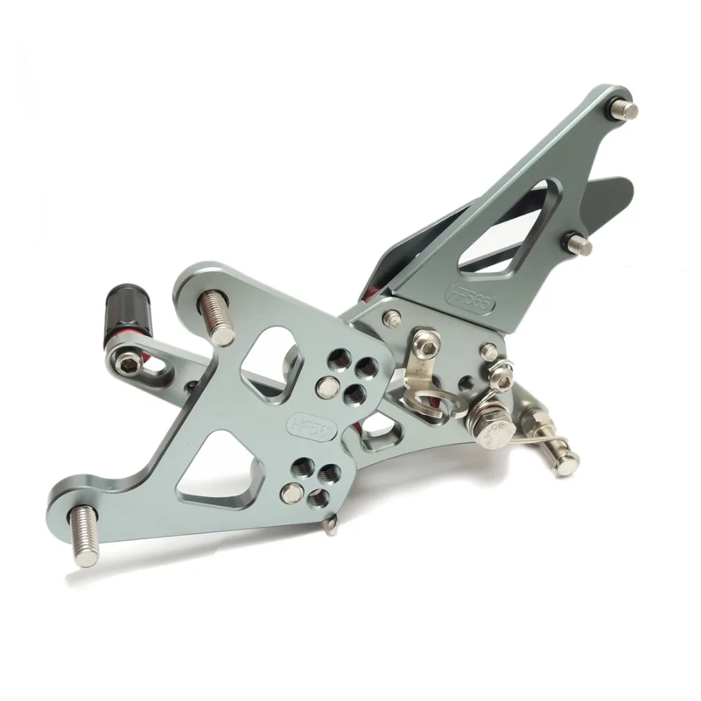 Аксессуары для мотоциклов KEMiMOTO, запчасти с ЧПУ для Honda CBR250R CBR 250R 2011 2012 2013, регулируемые Задние подножки, подножки