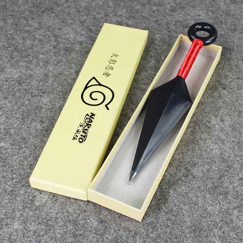 Deilara-Colgante de Shuriken Kunai, 4 estilos, 2 tama&ntilde;os, juguetes de PVC nuevos en caja, 13cm, 26cm-3