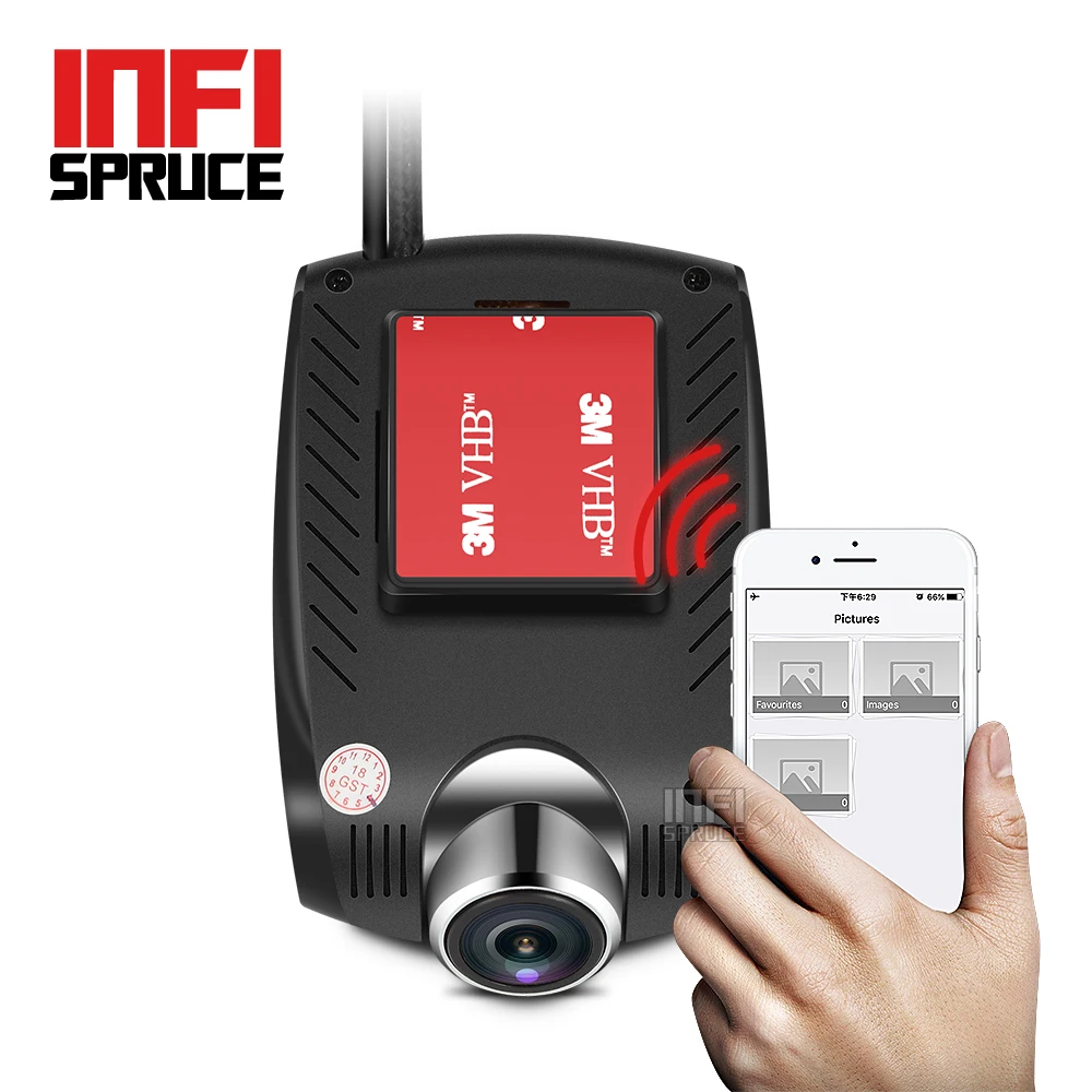 Автомобильный видеорегистратор автомобильная камера мини WiFi dvr 1080 P FHD ночное