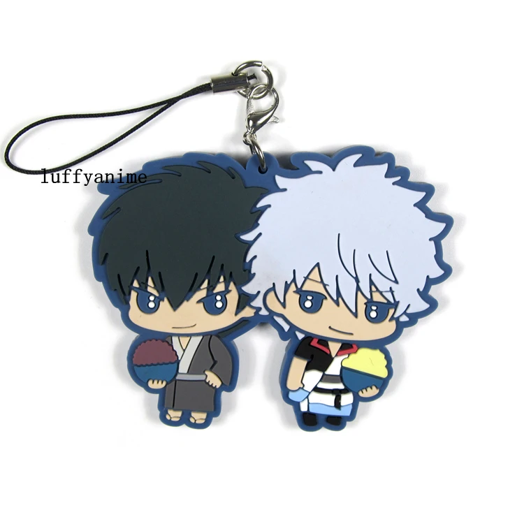 Талисман GINTAMA резиновая подвеска Саката гинтоки Такасуги синсуке кацура Котаро