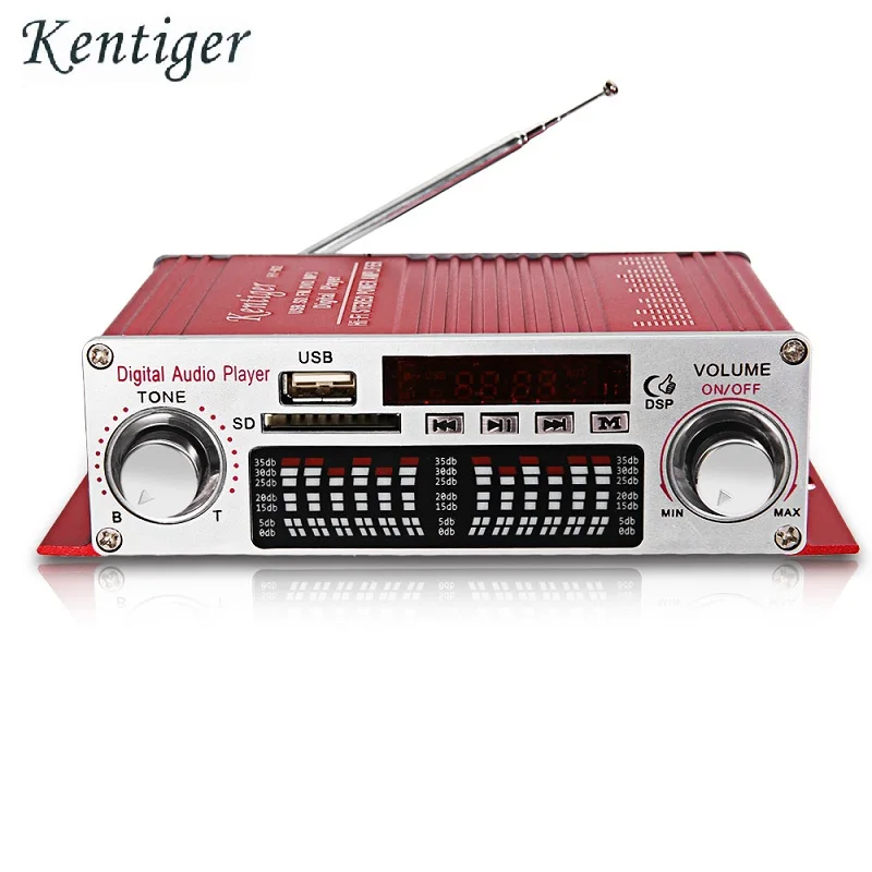 Kentiger HY 602 мини Портативный Amplificador аудио стерео цифровой усилитель с ИК Управление