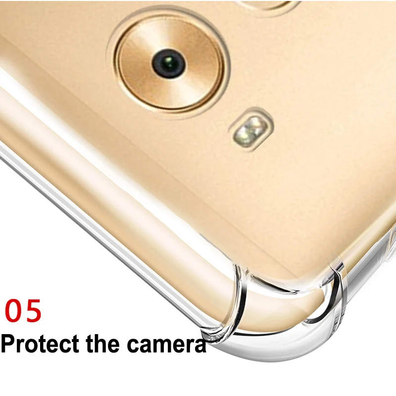 Чехол для Huawei Mate 8 чехол Капа мягкие прозрачные чехлы из термополиуретана подушка