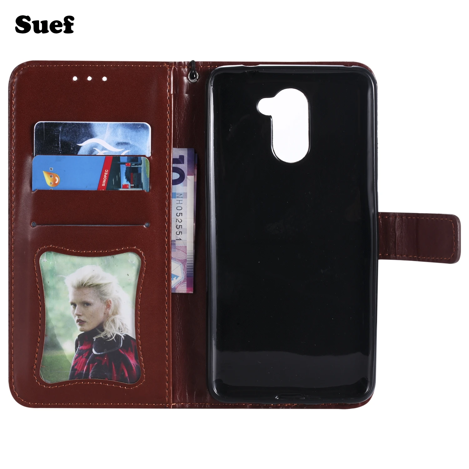 Huawei GW Metal Phone Bag Y7 2017 Y7Prime Mobile Case Prime Flip TRT-L23 TRT-L53 TRT-L21 TRT-LX1 LX2 LX3 | Мобильные телефоны и