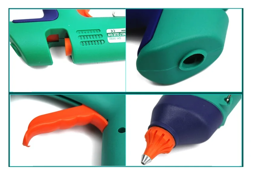 Профессиональный термоклеевой пистолет Pro'sKit 80 Вт/100 Вт AC 110 240 В с 3 клей