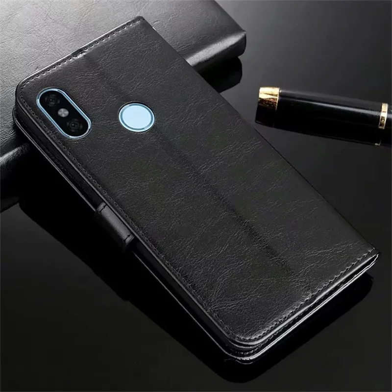Кожаный чехол-кошелек PDGB для Xiaomi mi 8 Lite A2 Lite mi 9 Play mi x 2s 3 Red mi 6A Чехол-книжка в деловом стиле мягкий чехол