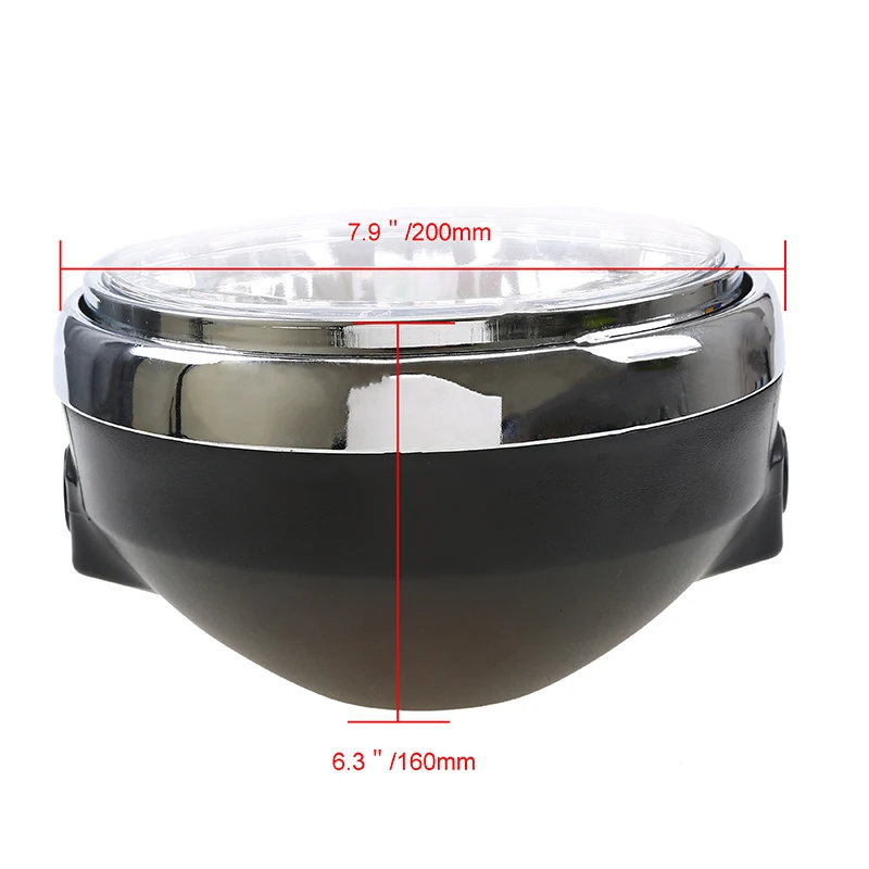 Галогеновые фары POSSBAY 7 '' хромированные дальнего/ближнего света для