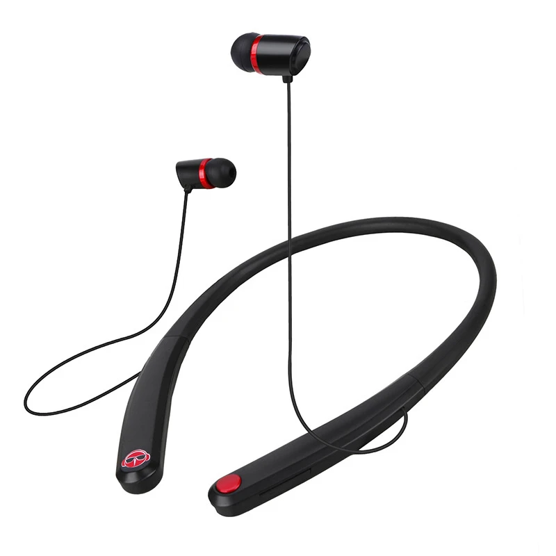 Bluetooth гарнитура HV990 беспроводные магнитные наушники с шейным ободом