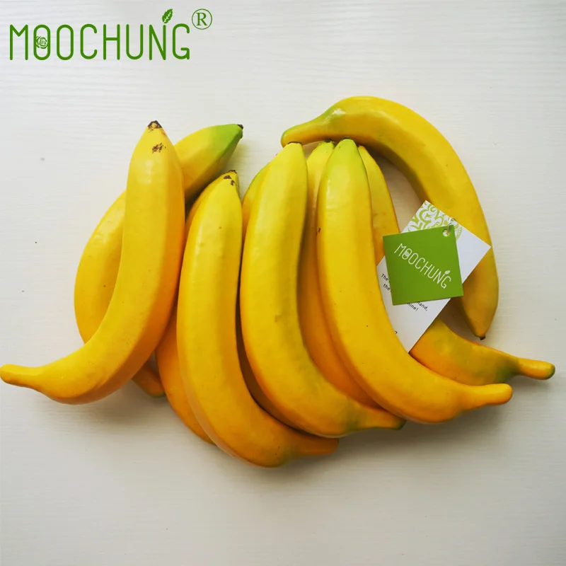 10pcs Bananas MOOCHUNG декоративная пена поддельные бананы 10 шт. DIY искусственные фрукты для кухни домашние декоративные предметы фотография Реквизит новое поступление - Цвет: 10pcs Bananas