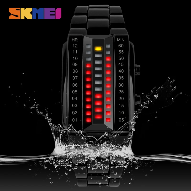 Спортивные цифровые часы SKMEI женские и мужские оригинальные светодиодные