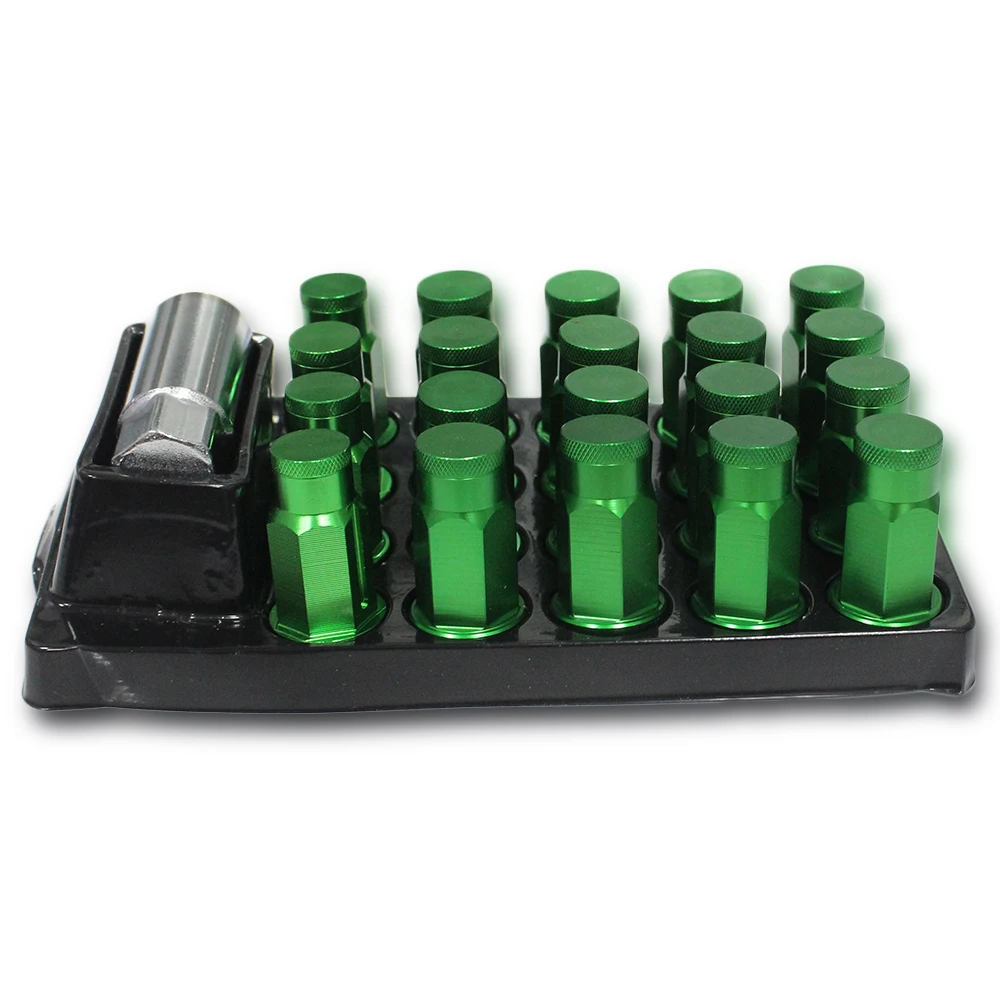 Лучей Алюминий гайка для гонок гоночный колесо волочения nissan subaru suzuki M12 * P1.25 L:50 мм