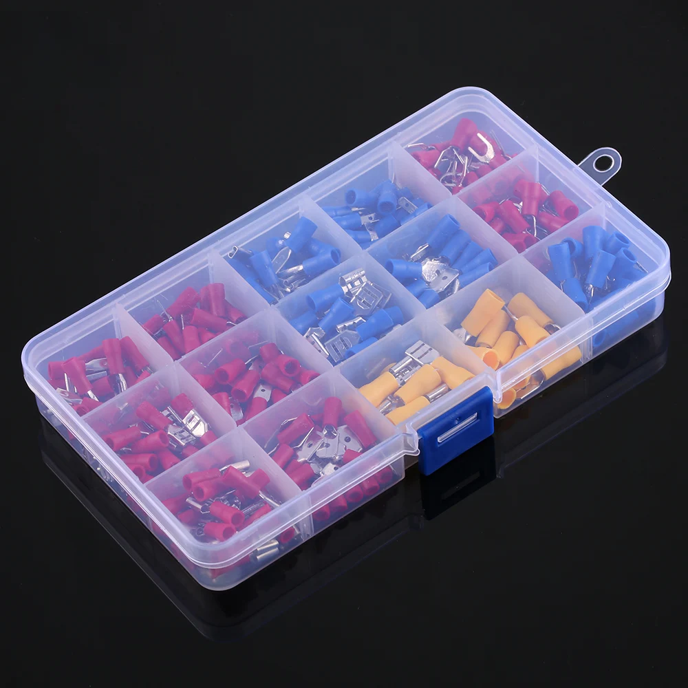 280 шт. изолированный терминал Ассорти ОБЖИМНАЯ Лопата Терминал Электрический