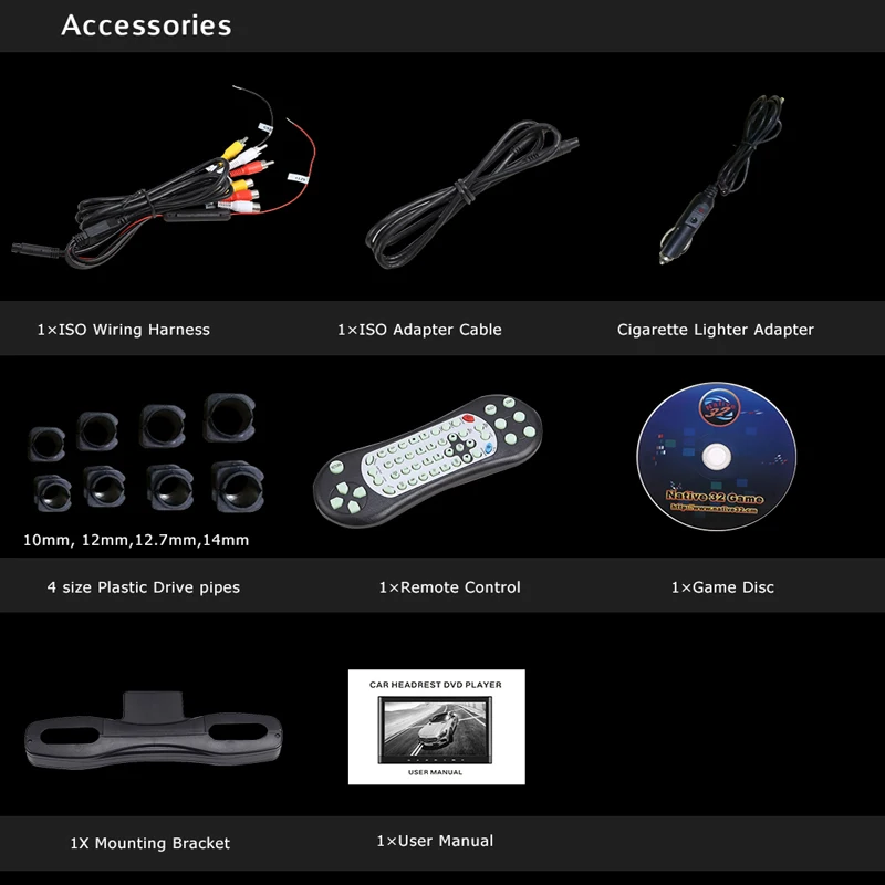 XST 11.6-дюймовый автомобильный монитор DVD-плеера для подголовника с поддержкой кнопки сенсорного экрана 1920 * 1080 HD 1080P Video/USB/SD/IR/FM/HDMI/Speaker/Game.