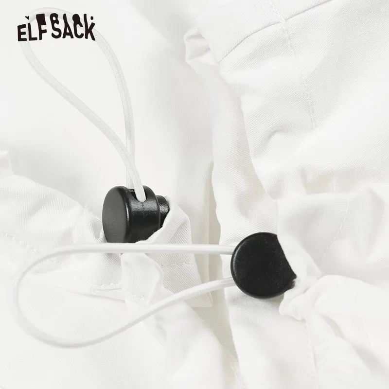 Женские шаровары ELFSACK хлопковые однотонные брюки длиной до щиколотки в стиле